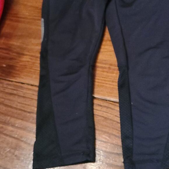 bcg Leggings Black Cropped Workout Inside Pocket Sz XS - Picture 2 of 5